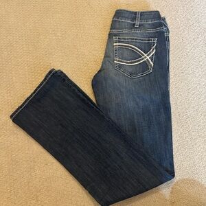 Never worn Ariat Dark Blue Boot Cut Jeans